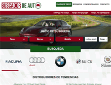 Tablet Screenshot of buscadordeauto.com